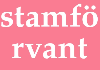 Synonym stamförvant
