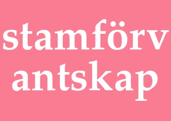Synonym stamförvantskap