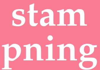 Synonym stampning