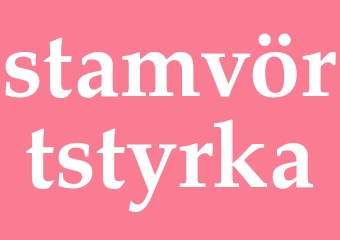 Synonym stamvörtstyrka