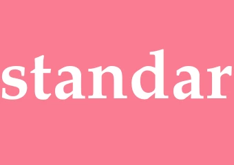 Synonym standar