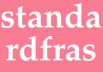 Synonym standardfras