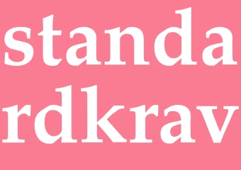 Synonym standardkrav