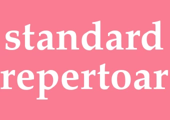 Synonym standardrepertoar