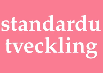 Synonym standardutveckling