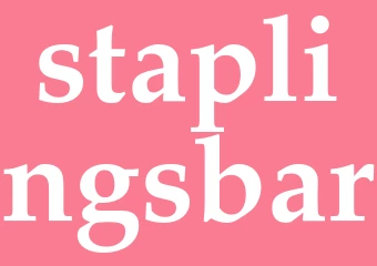 Synonym staplingsbar