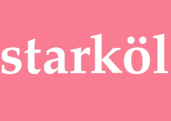 Synonym starköl