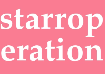 Synonym starroperation