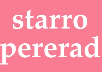 Synonym starropererad