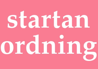 Synonym startanordning