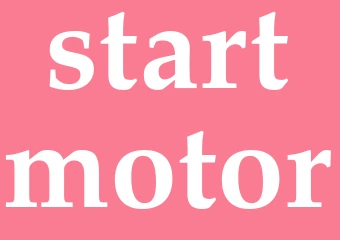 Synonym startmotor