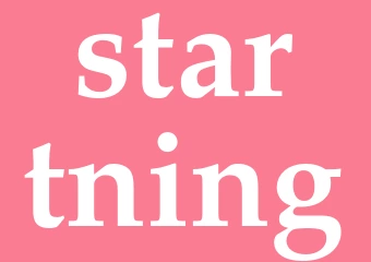 Synonym startning
