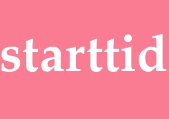 Synonym starttid