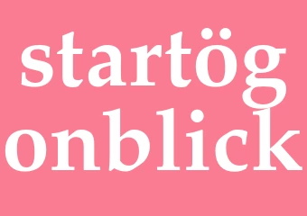 Synonym startögonblick