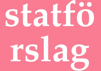 Synonym statförslag