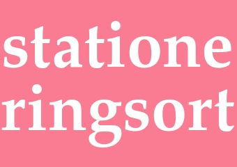 Synonym stationeringsort