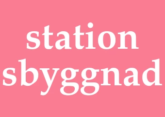 Synonym stationsbyggnad