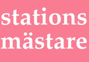 Synonym stationsmästare