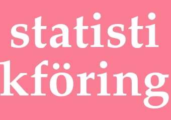 Synonym statistikföring