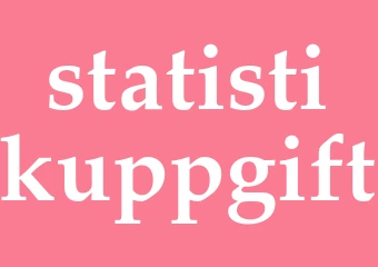 Synonym statistikuppgift