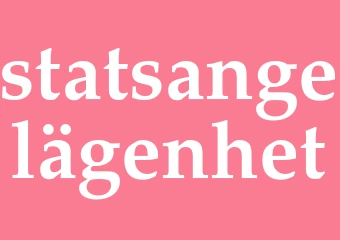 Synonym statsangelägenhet