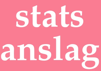 Synonym statsanslag