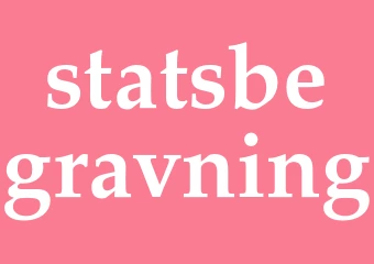 Synonym statsbegravning