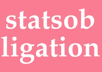 Synonym statsobligation