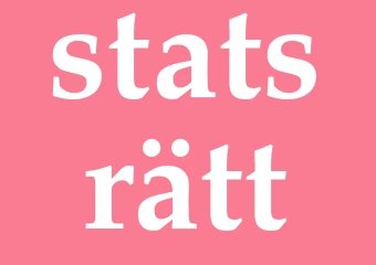 Synonym statsrätt