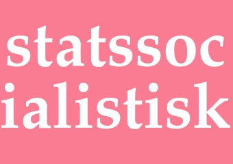 Synonym statssocialistisk