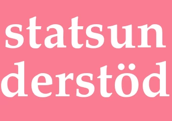 Synonym statsunderstöd