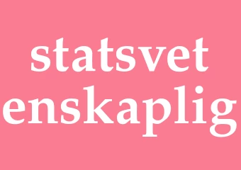 Synonym statsvetenskaplig