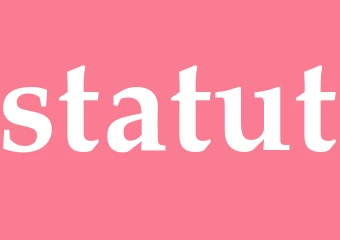 Synonym statut