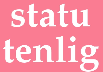 Synonym statutenlig