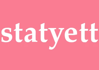 Synonym statyett