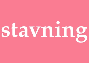 Synonym stavning