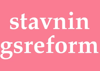 Synonym stavningsreform