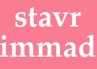 Synonym stavrimmad