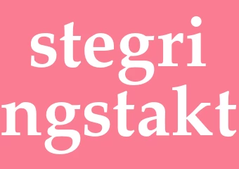 Synonym stegringstakt