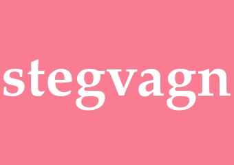 Synonym stegvagn
