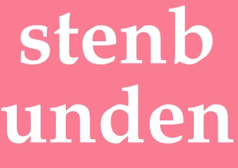 Synonym stenbunden