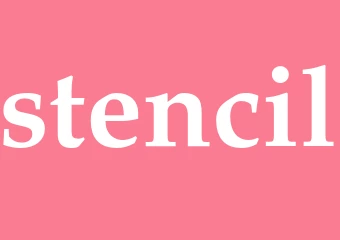Synonym stencil