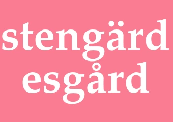 Synonym stengärdesgård