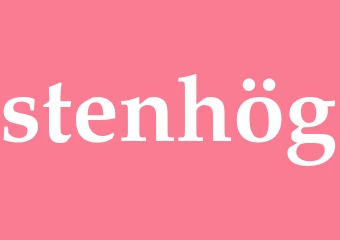 Synonym stenhög