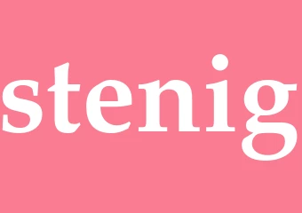 Synonym stenig