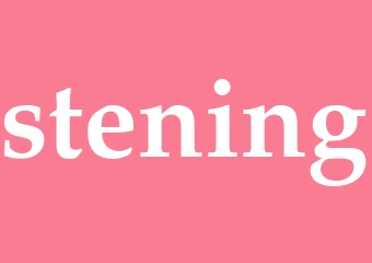 Synonym stening
