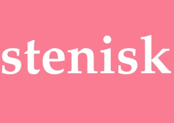 Synonym stenisk