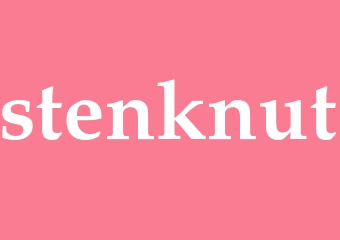 Synonym stenknut