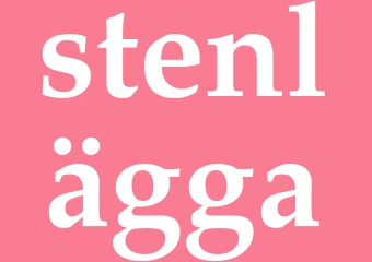 Synonym stenlägga