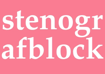 Synonym stenografblock